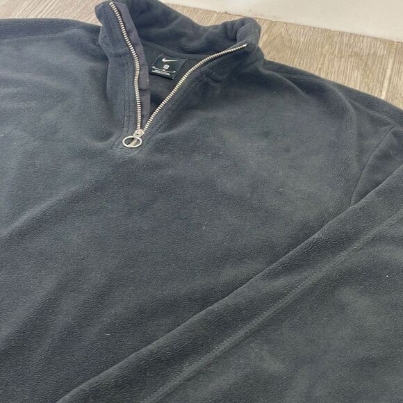 Nike Therma Victory Golf 1/2 Zip Midlayer Fleece Pullover. Black. Women's Medium - Picture 3 of 13